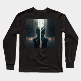 The Matrix Series, Matrix Glitch Code Long Sleeve T-Shirt